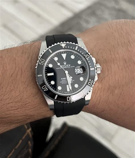 rolex rubber b velco or tang|If anyone is considering a Rubber B for their Rolex.